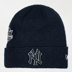 New Era Beanie WS Patch MLB New York Yankees nvy bleu