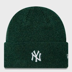 New Era Female Wide Cuff Beanie MLB New York Yankees grün