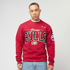 Mitchell & Ness NBA Chicago Bulls There & Back Fleece Crew rouge