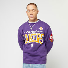 Mitchell & Ness NBA Los Angeles Lakers There & Back Fleece Crew viola