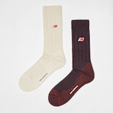New Balance 2 PACK - Low Gauge Crew Socks beige