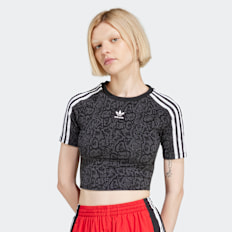 adidas Originals T-shirt bambino serpente nero