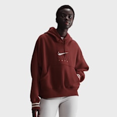 Nike Sportswear Phoenix Fleece Over-Oversized Graphic Hoodie rojo