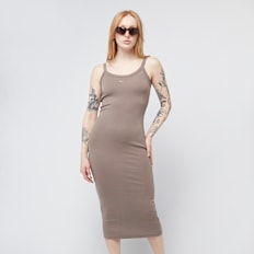 Nike Sportswear Chill Knit Mini-Rib Tank Dress bruin