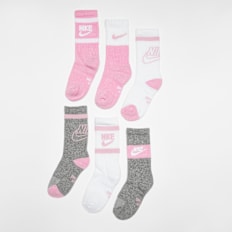 Nike 6 PACK - Sportswear Retro Crew Socks rosa