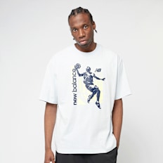 New Balance Hoops Graphic Vintage T-Shirt azul