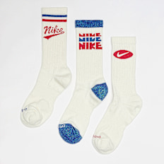 Nike 3 PACK - Everyday Plus Crew Lifestyle 144 branco