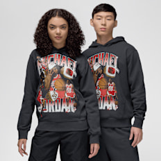 Jordan Flight Graphics Fleece Hoodie grijs
