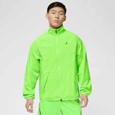 Jordan M J SPRT JAM WARM UP JACKET black/dark shadow verde