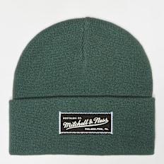 Mitchell & Ness Branded Patch Logo Beanie zielony