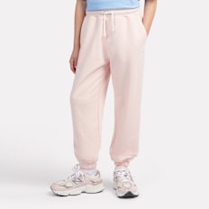 New Balance French Terry Small Logo Jogger różowy