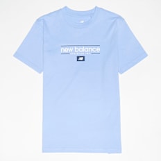 New Balance Linear Athletics Graphic Tee blau