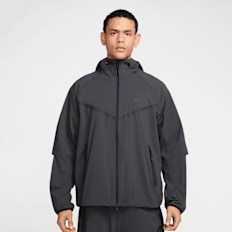 Nike Tech Woven Full-Zip Windrunner Jacket grijs