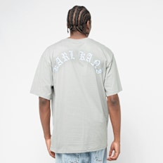 Karl Kani SIGNATURE KANI OLD ENGLISH TEE grey/light blue szary