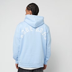 Karl Kani SIGNATURE OLD ENGLISH HOODIE light blue/white azul