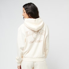 Karl Kani Signature Heart Cross Backprint Zip Hoodie beige