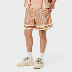 Lacoste Sport-Trainingshose mit Print braun