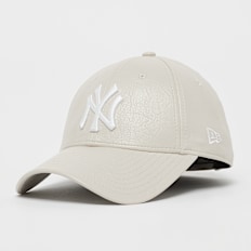 New Era Female 9FORTY Crinkled PU New York Yankees beż