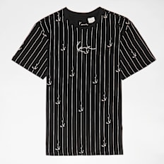 Karl Kani Signature  Pinstripe Oversized Tee Junior nero