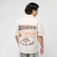 Smoke Rise Western Short Sleeve Rodeo Shirt beige
