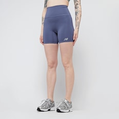 New Balance Script High Rise Short blauw