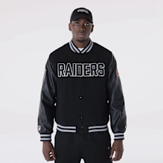 New Era NFL Varsity Jacket Las Vegas Raiders nero