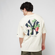 New Era MLB Fruit Graphic Backprint Tee New York Yankees beige