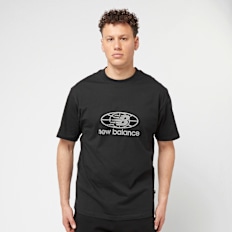 New Balance Reflective Globe Graphic Tee schwarz