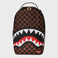 SPRAYGROUND Peeking Character Check Backpack brun