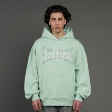 SNIPES Snipes Studs Oversized Hoodie vert