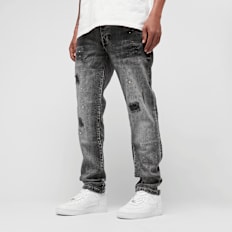 2Y STUDIOS Julio Ripped Slim Fit Jeans gris