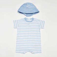 Nike Towel Terry Short Sleeve Romper bleu