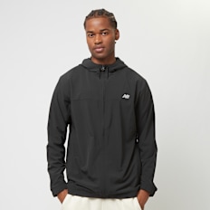 New Balance Woven Hooded Jacket noir