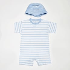 Nike Towel Terry Short Sleeve Romper azul