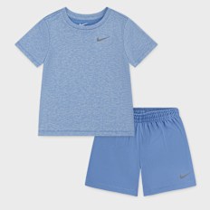 Nike Dri-Fit Shortsleeve Tee Short Set azul