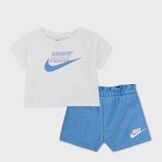 Nike   NKG Jersey French Terry Short Set niebieski