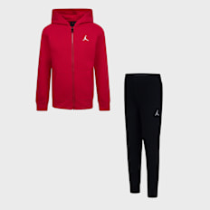 Jordan JDB Brooklyn Fleece Full Zip Hoodie Set rood