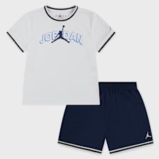 Jordan JDB Matching Taping Mesh Short Set bleu