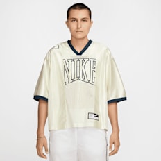 Nike Sportswear Street Shortsleeve Grafik Jersey Top bež