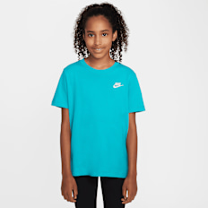 Nike Junior Sportswear Tee EMB Futura Low Brand Read bleu