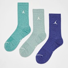 Jordan 3 PACK - Jordan Everyday Max Crew  white, blue blu