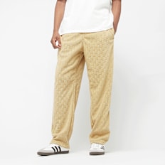 Urban Classics Jacquard Velvet Wide Sweatpants bež
