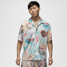 Jordan Essentials All Over Print Camp Top multicolore