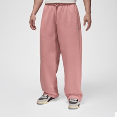Jordan Brooklyn Fleece Oversized Open- Hem Pants rosa