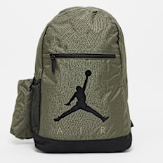 Jordan Air School Backpack With Pencil Case verde