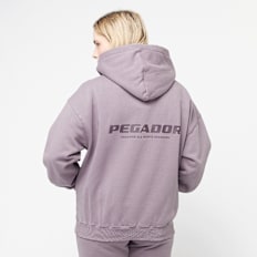 Pegador Atna Logo Oversized Hoodie ljubičasta
