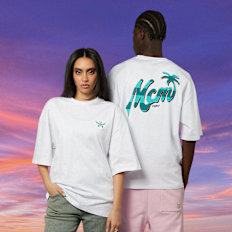 MCM x SNIPES Miami T-Shirt wit