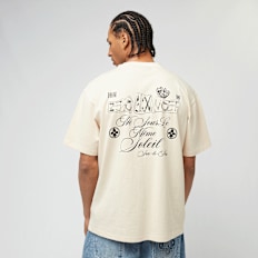 zəяo si:x nœf Primary Logo Community Tee beige