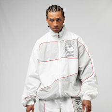 zəяo si:x nœf Alternate Logo Oversized Color Block Track Jacket weiß