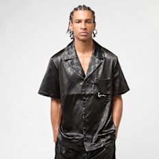 Karl Kani Signature All Over Print Resort Shirt preto